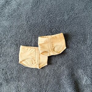 Tan Dance Feet Toe Covers